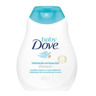 SHAMPOO BABY DOVE HIDRATAÇÃO ENRIQUECIDA 200ML em Oferta na Shopee