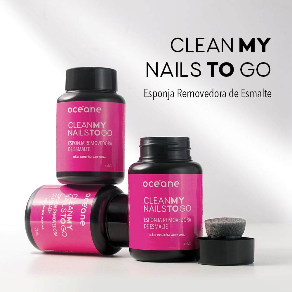 Esponja Removedora de Esmalte - Clean My Nails To Go 75ml · foto 2