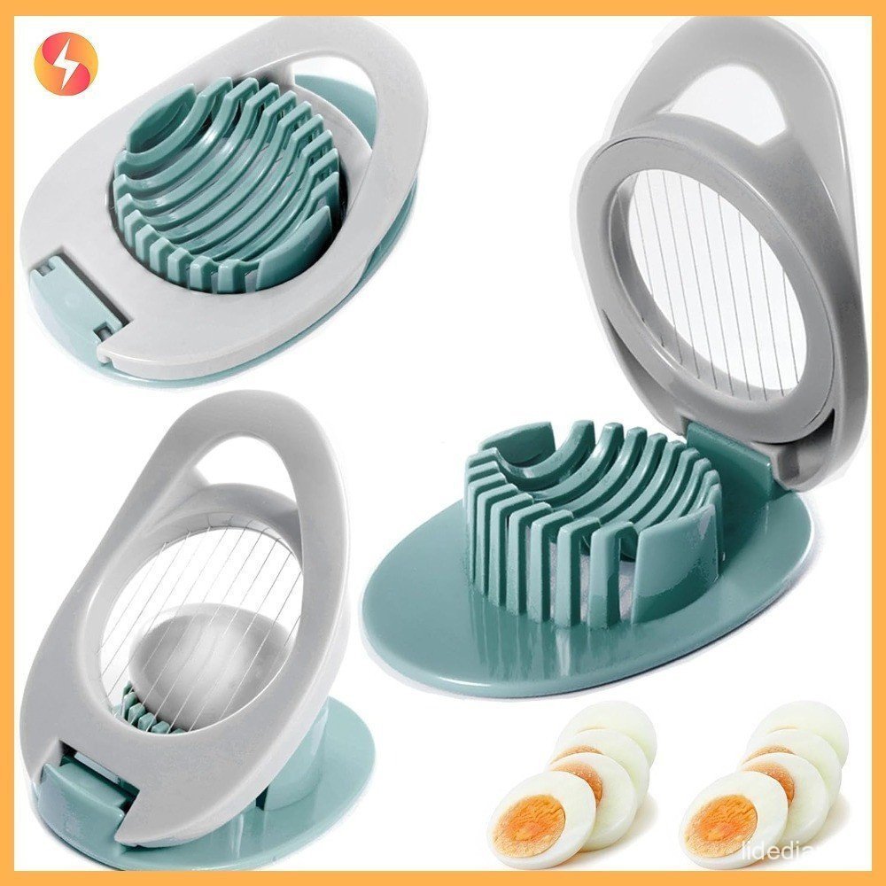 Fatiador De Ovos De Aço Inoxidável Para Cozidos , Cortador , Ferramenta De Cozinha Salada E Sanduíches