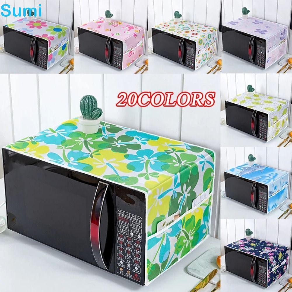 LUCKY-SUMI 1 Unidade De Capa De Forno , À Prova De Poeira Com Bolso De Armazenamento , Contra Para Micro-Ondas , Folha D