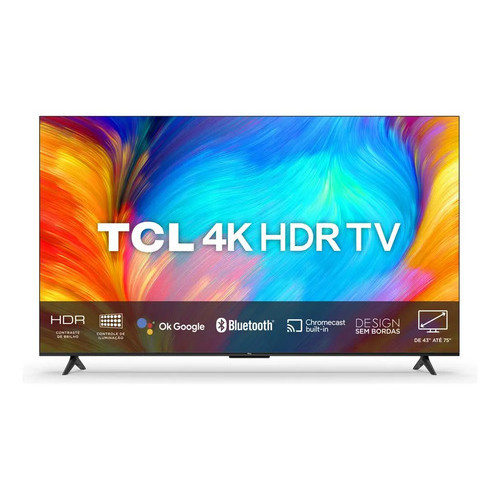 Promo 5.5 Smart Tv P635 LED 65 4K UHD Google Tv Wi-fi e Bluetooth TCL 110v220v