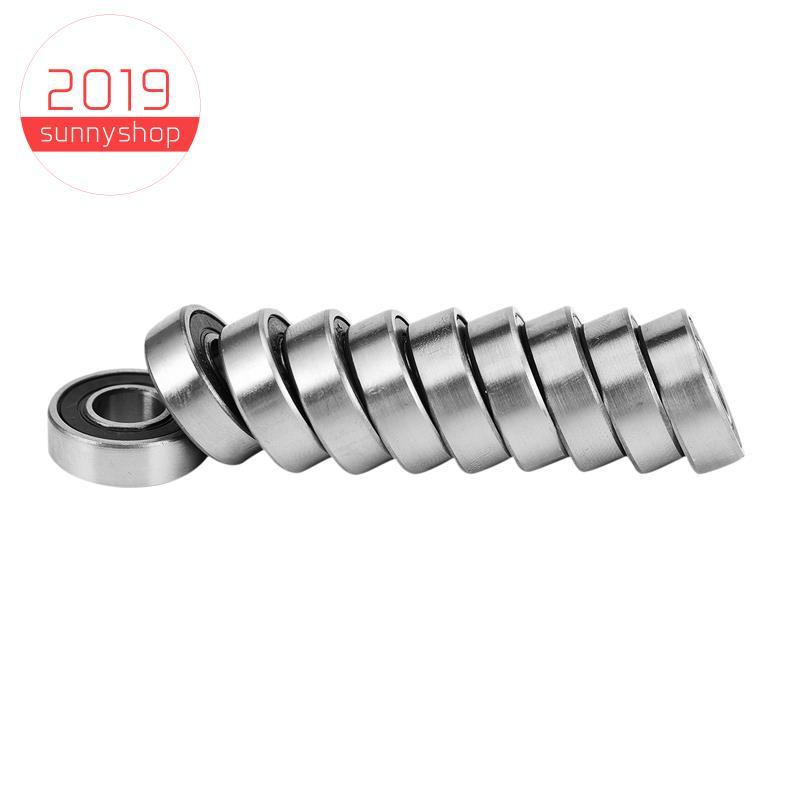 [Bestseller S] 698-Rolamento Rígido De Esferas Com Vedação Dupla 8 Mm X 19 X 6 Rolamentos De Aço Carbono (Pacote 10)