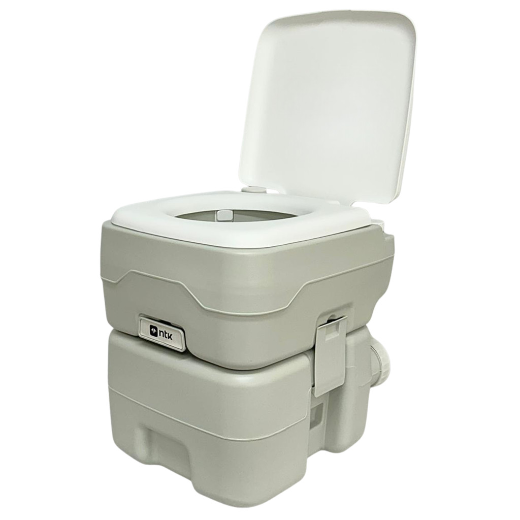 Banheiro Químico Camping Vaso Sanitário Portátil Barco 20L Ntk Barco Motorhome
