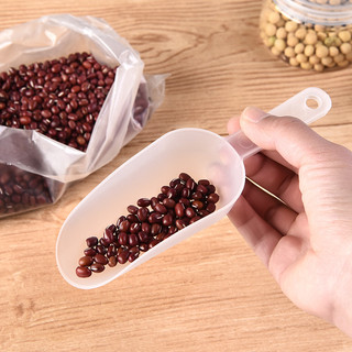Pá de gelo para alimentos, leite, loja de chá, plástico dedicado, fundo plano, pá de farinha, espessada, supermercado, a