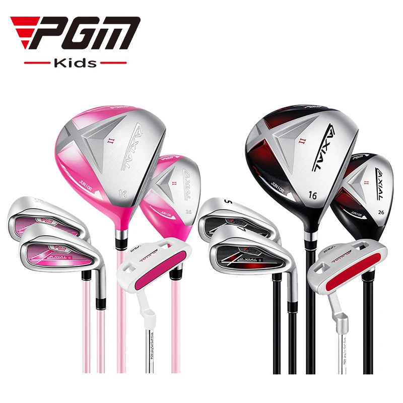 Conjunto De Tacos De Golfe Júnior PGM JRTG015 | Mão Direita 5PCS Bolsa Eixo Grafite Regular Flex