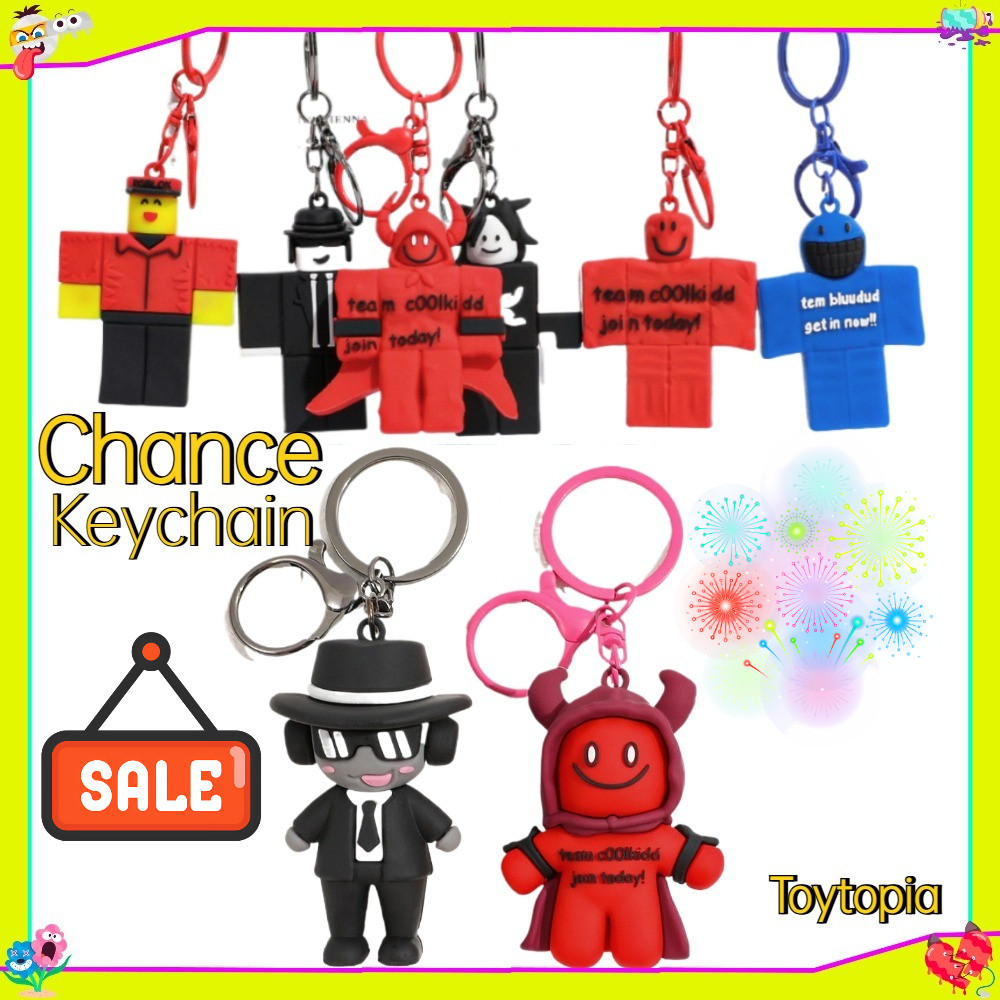 Foraken Chaveiro Jogo Roblox Chance 3D Boneca Carro Bonito Casal Saco Pingente Presente De Aniversário