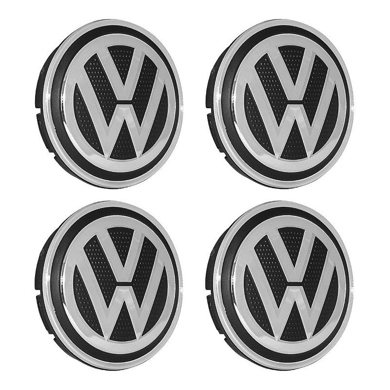 Kit Calotinha Centro Roda Original Vw Polo Voyage G6 Modelo Original