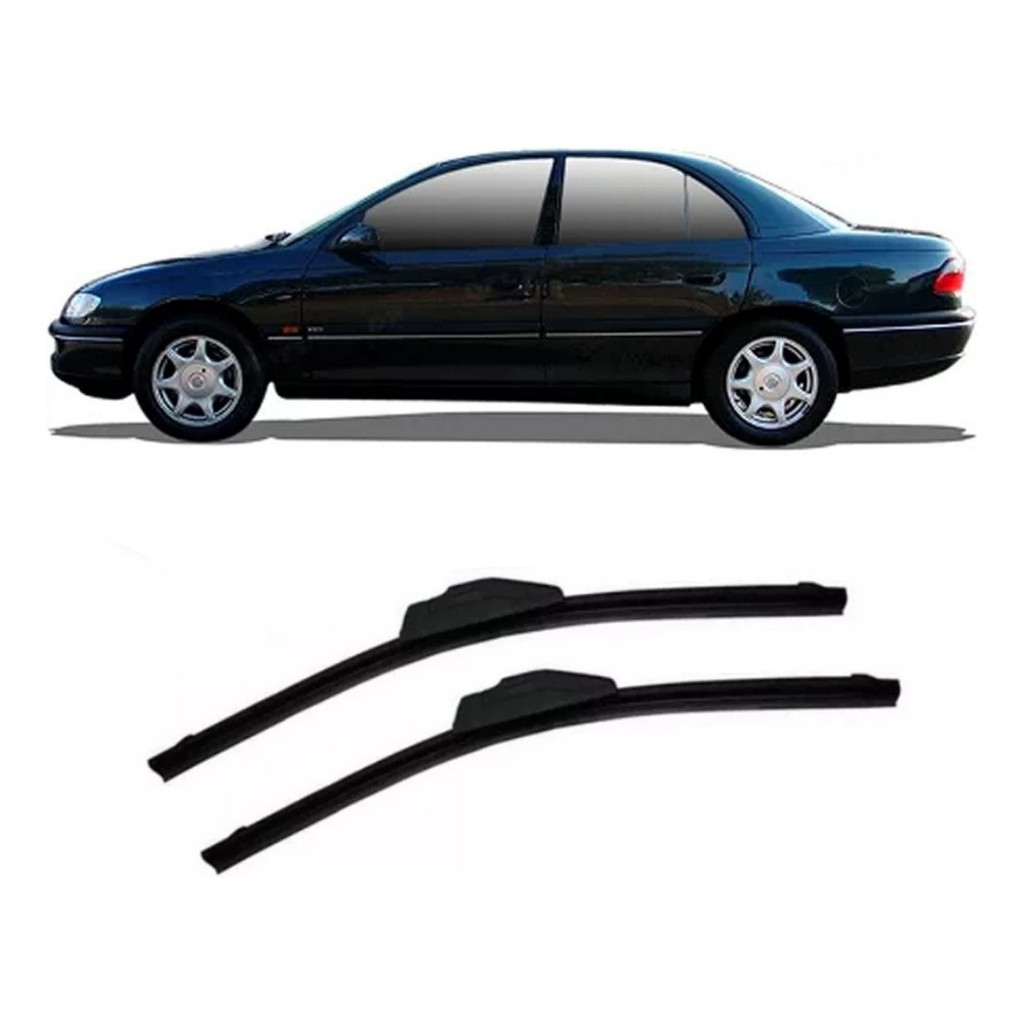 KIT PAR Palheta Limpador Parabrisa Silicone PRONTA ENTREGA Escort Zetec Sw 1997 À 2002