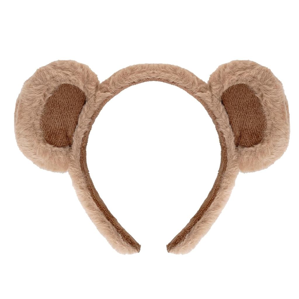 Tiara de Orelhas de Urso Marrom, Acessório de Cabelo Fofo, Tiara de Animal, Acessório de Cabelo Fashion, Acessórios para