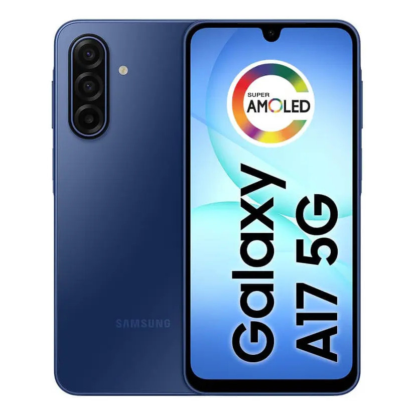 Celular Samsung Galaxy A17 5g Com Ia, 256gb, 8gb Ram, Câm De 50mp, Tela De 6.7 , Nfc, Ip54 - Azul