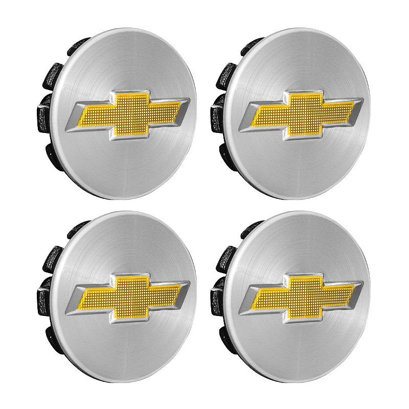 Kit Calotinha Meio Tampa Roda Gm Cruze Hatch Sedan 52mm