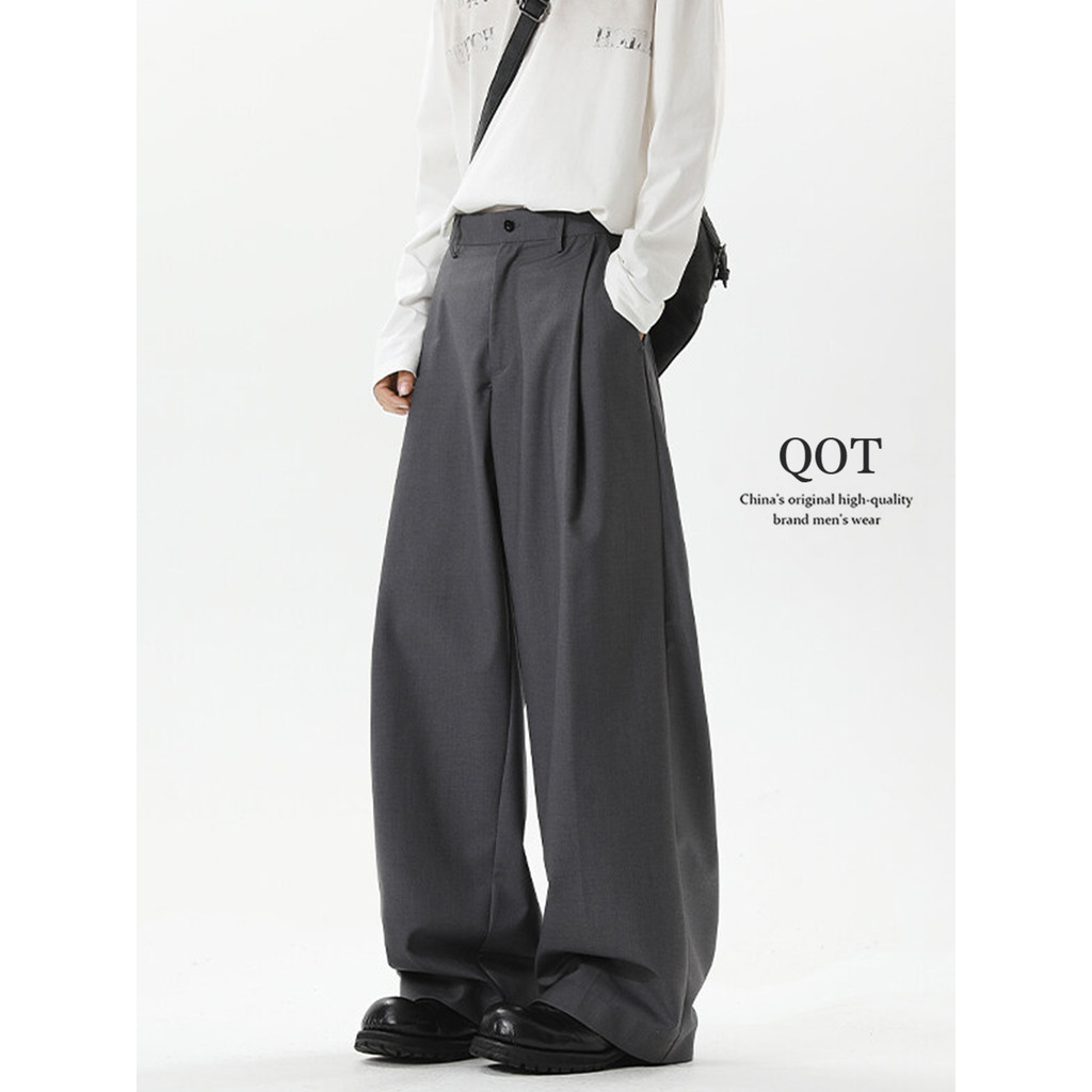 Americano cleanfit drape cimitarra cinza calças das mulheres dos homens verão drape calças casuais All-Match chão esfreg