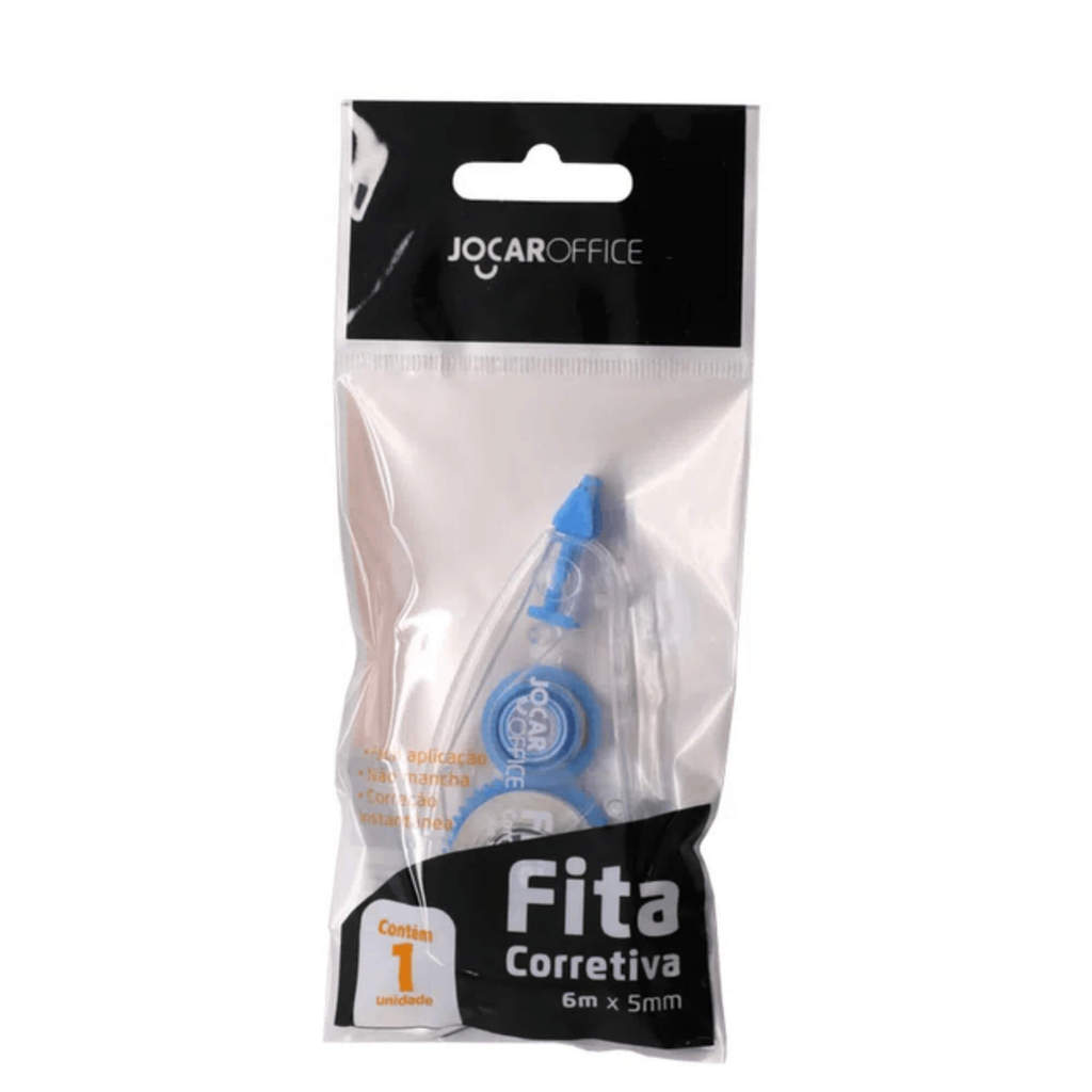 Caixa com 12 Corretivos em Fita 5Mmx6M Jocar Office Leonora - 91211