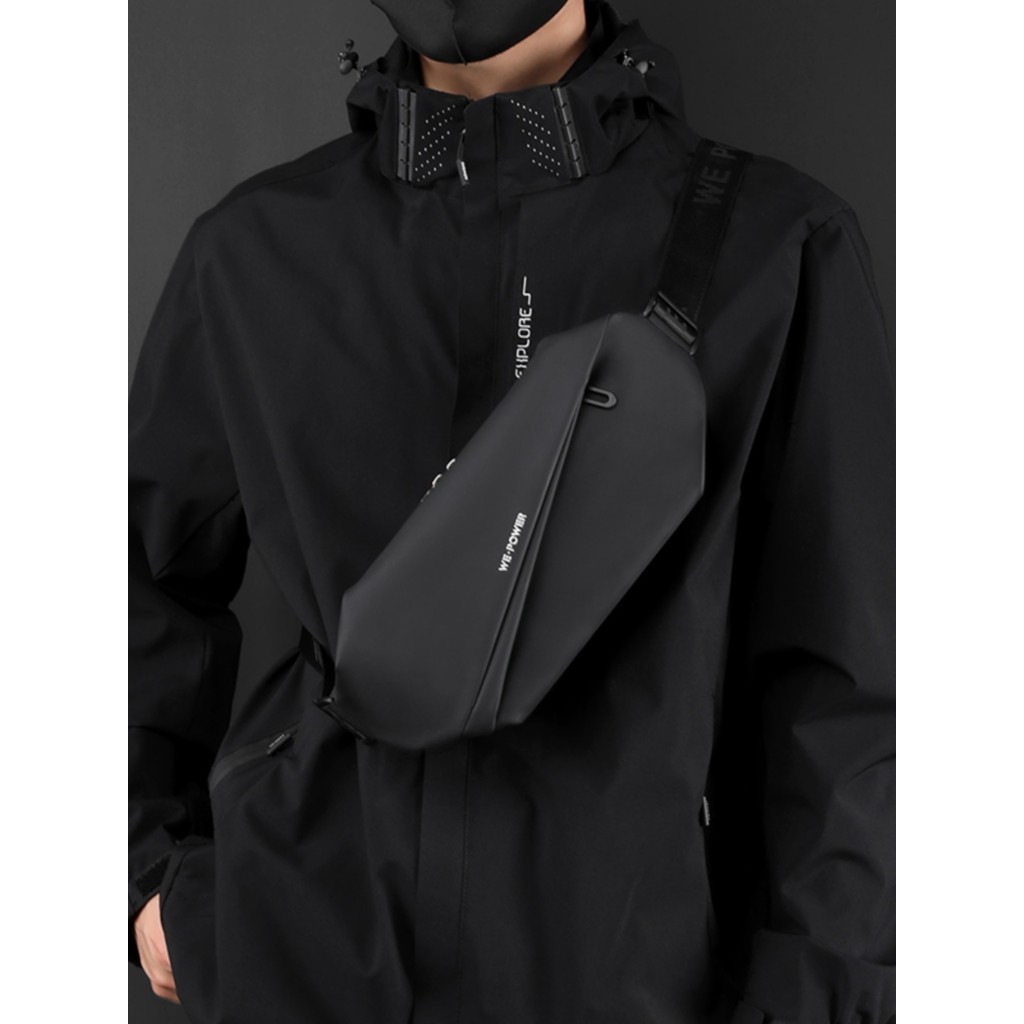 Bolsa de peito masculina 2025 novo estilo ins multifuncional bolsa de ombro bolsa de cintura mochila esportes lazer bols