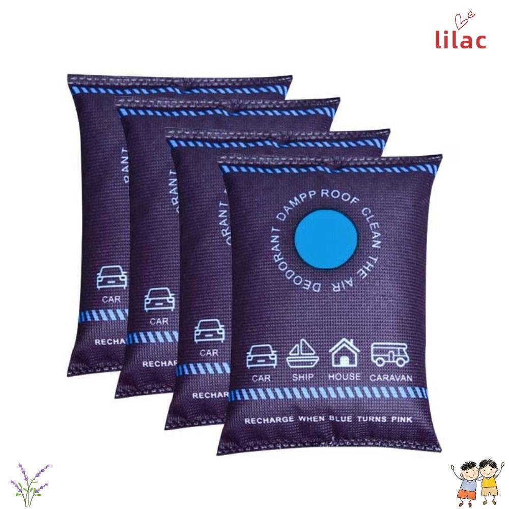 Absorvedor De Umidade LILAC , Saco Desumidificador De Carro Reutilizável Para Prevenção De Condensação , Gel De Sílica 1