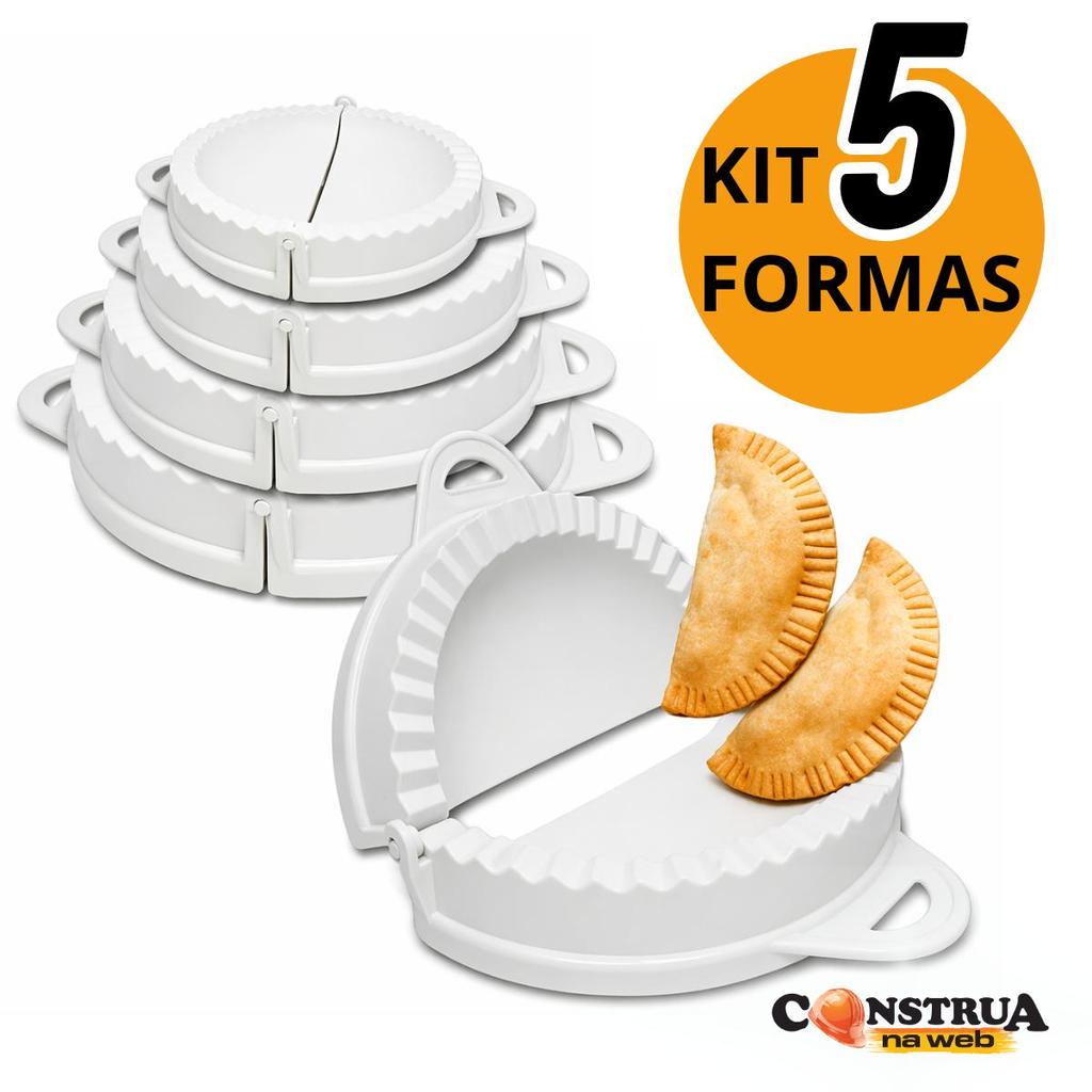 Kit 5 Forma Molde Pastel Salgados Risole Massas KEITA