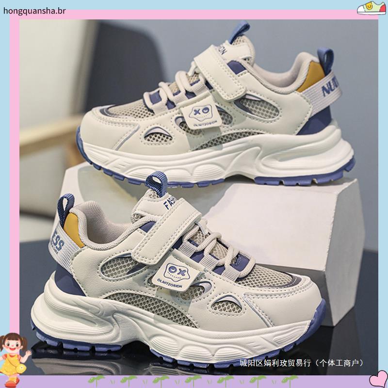 tênis infantil masculino kit tênis infantil masculino Meninos sapatos tênis 2024 novo outono inverno crianças correndo