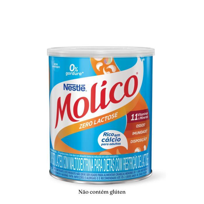 Leite em Pó Molico Zero Lactose Lata 260g