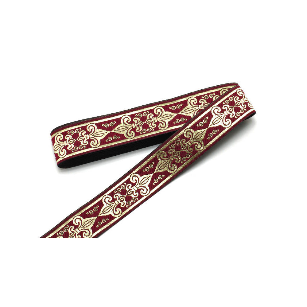 Cortina sofá travesseiro renda étnica Jacquard fita etiqueta clássica tecido costura acessórios de decoração cinto de ba