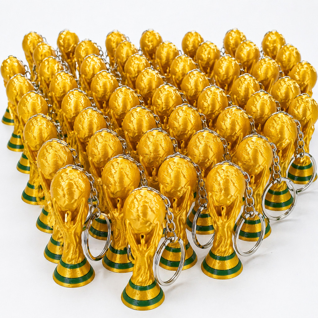 Chaveiro Taça Copa do Mundo| 15, 30 ou 50 unidades | Mini Troféu | Copa do Mundo Fifa | Copa 2026