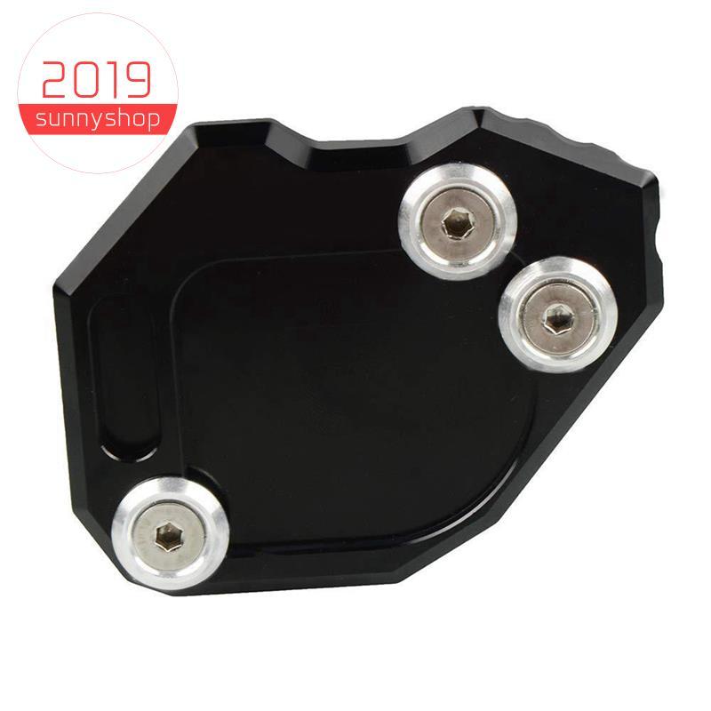 [Bestseller S] Motocicleta Kickstand Placa Suporte Almofada Lateral Capa Ampliador Pate Pad Para-F800GS F800 F 800 GS 20