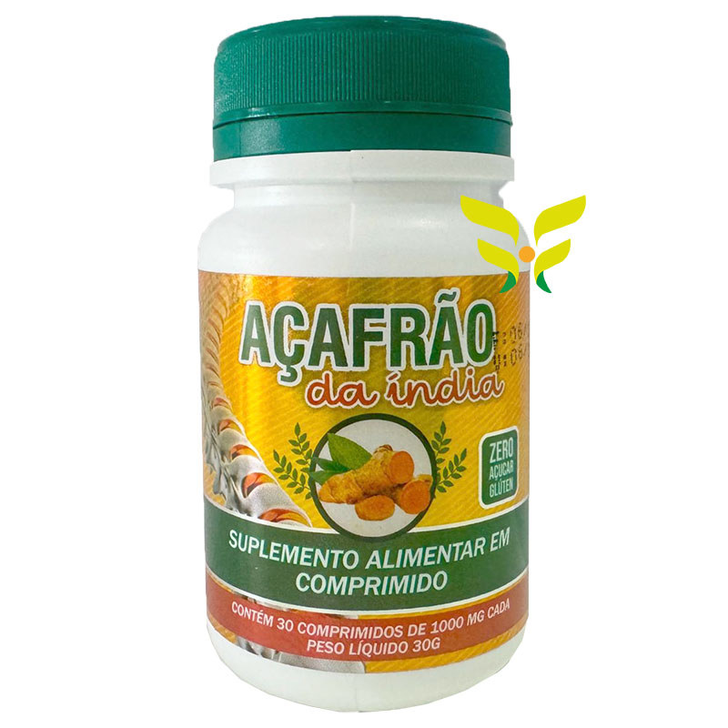 AÇAFRÃO DA ÍNDIA 1000mg 30 Comprimidos