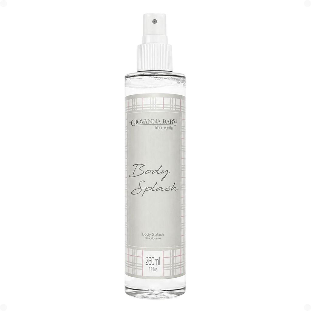 Body Splash Desodorante Giovanna Baby Blanc Vanilla 260ml