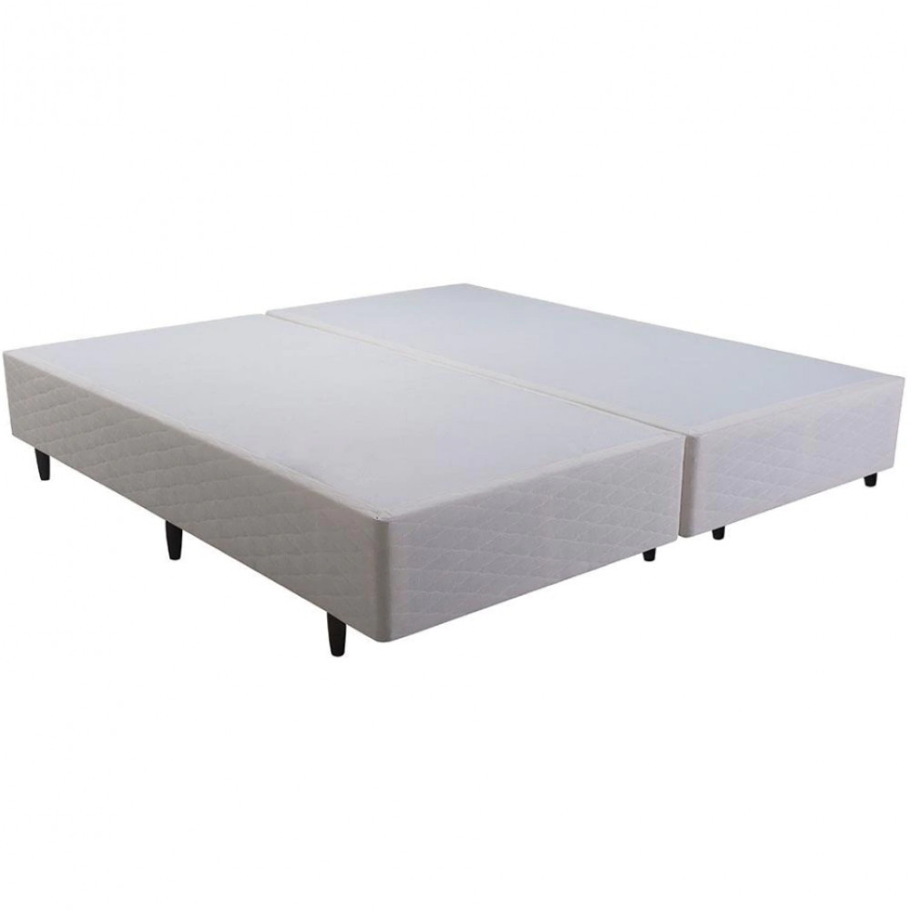 Base Box King Size Sense com Revestimento em Tecido Poliéster 39x193x203cm Herval