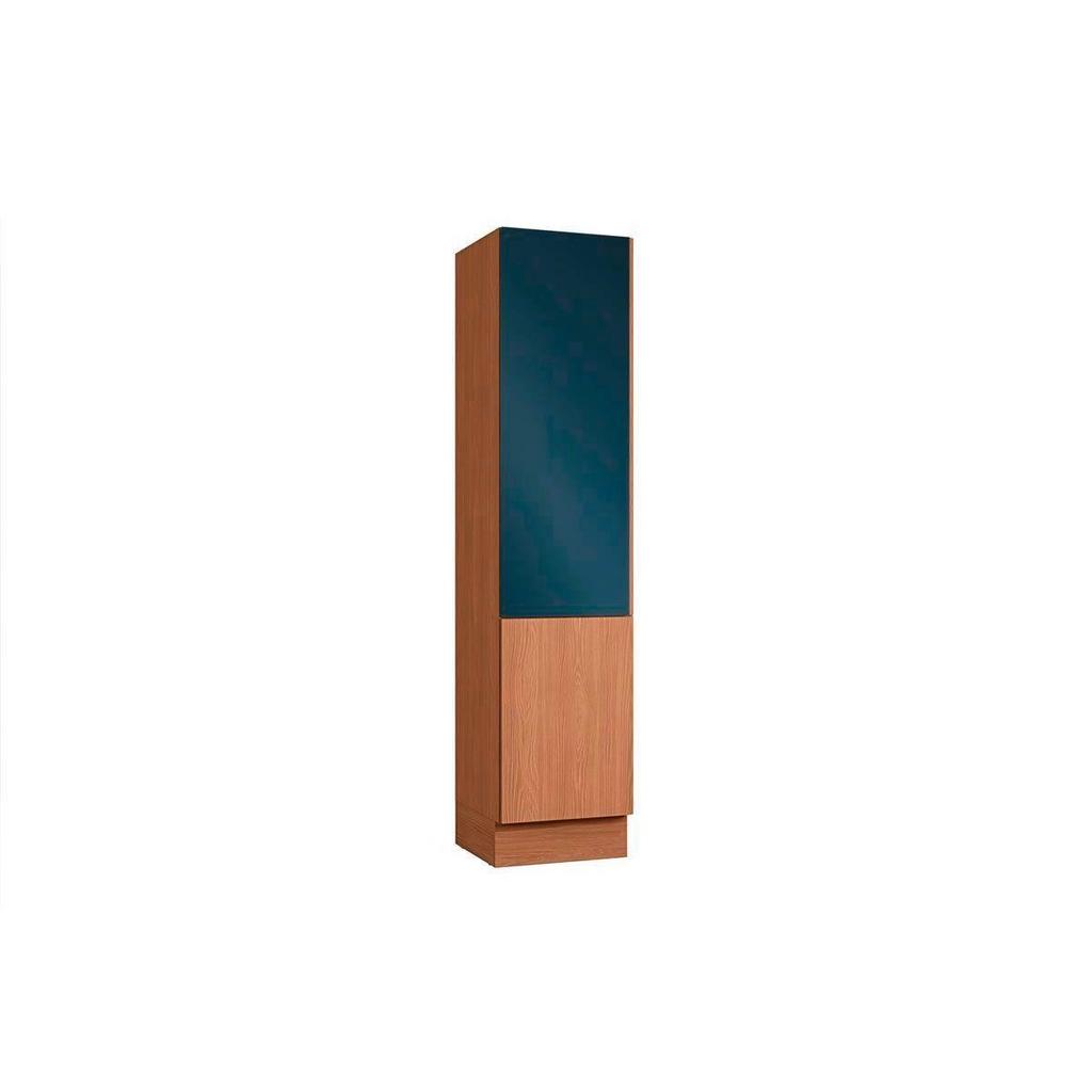 Paneleiro de Cozinha Ciela R628 c/ 2 Portas 50x220cm Canela/Azul - Kappesberg