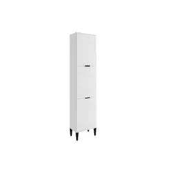Paneleiro de Cozinha Alpha 2510 c/ 3 Portas 50cm Branco - Carraro