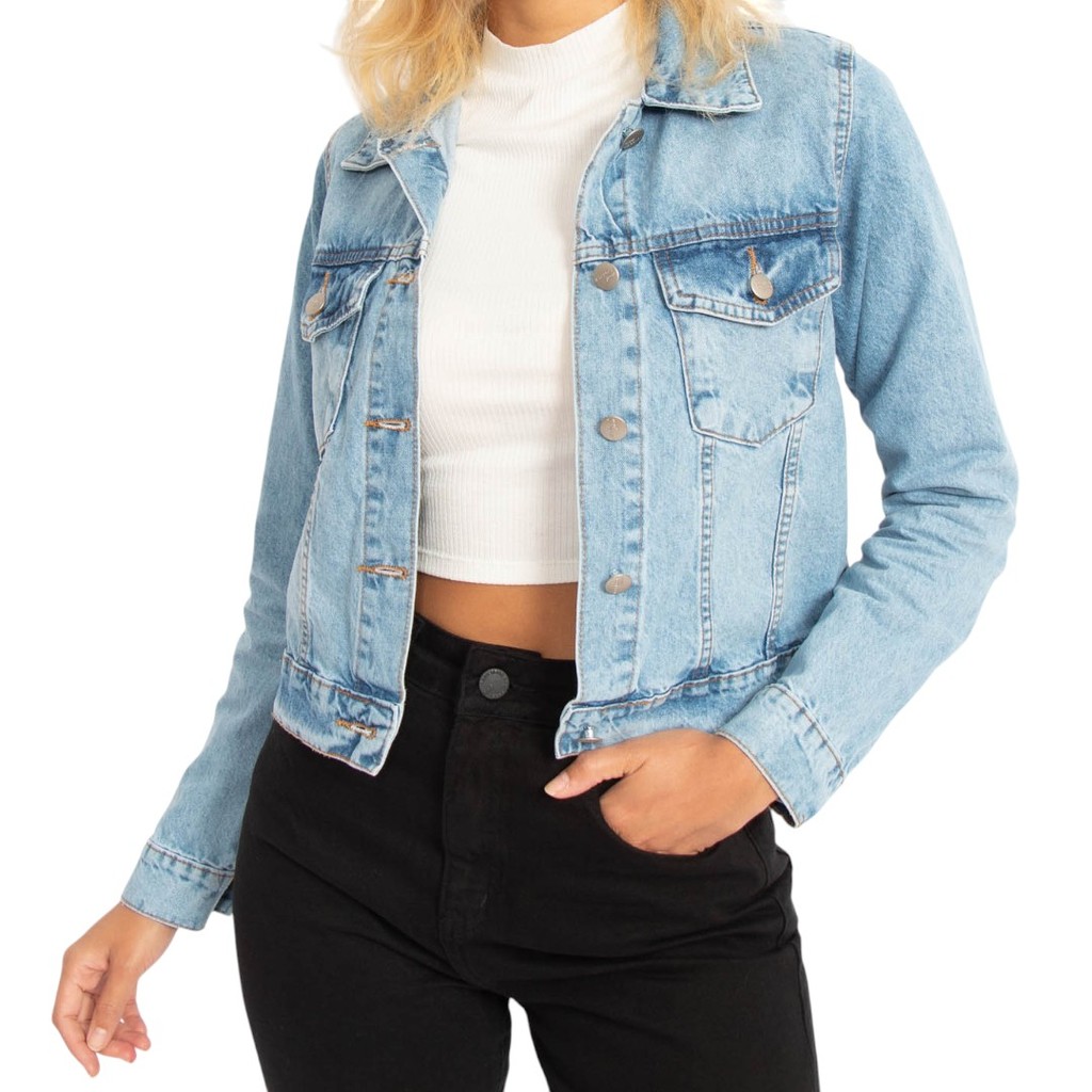 Jaqueta Jeans Média Lady Rock JQ49083