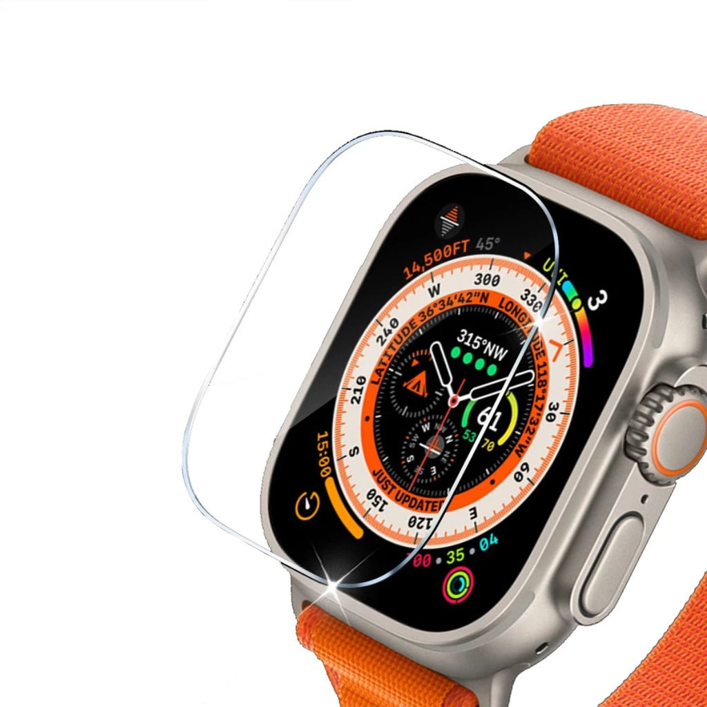Película Hidrogel 49mm p/ S8 Ultra GS8 Lvw50 Lvw10 HD/Fosca Smartwatch (1/3/5 Un)