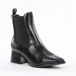 Bota Anacapri Chelsea Salto Bloco Preto - Feminino