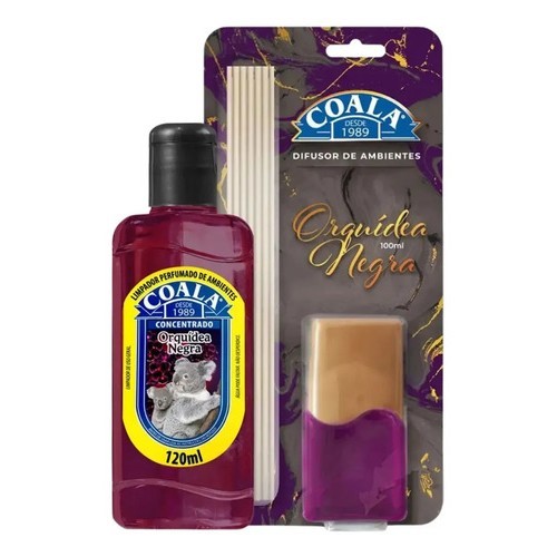 Kit Coala Limpador + Perfumado 220ml - Orquídea Negra Orquídea Negra
