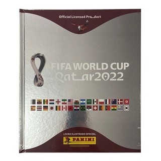 Álbum Copa Do Mundo 2022 Qatar Capa Dura Prata Ed. Limitada