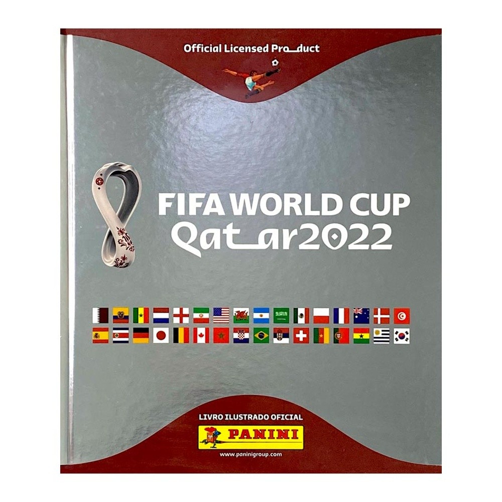 ALBUM COPA DO MUNDO QATAR 2022 CAPA DURA PRATA PANINI