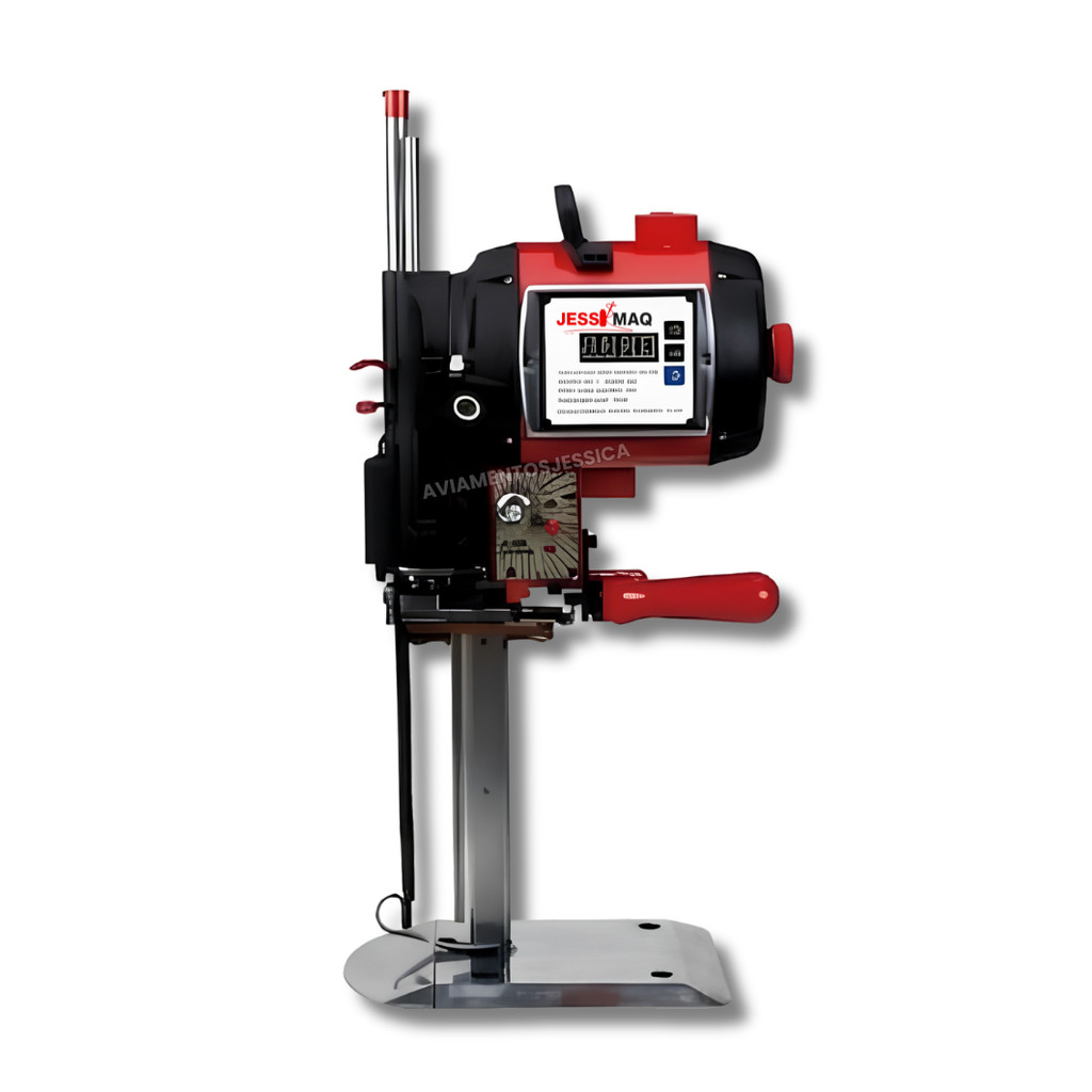 Máquina de Corte de Tecido Jessimaq JM-3E com Painel Digital Servo Motor Direct Drive 2000W