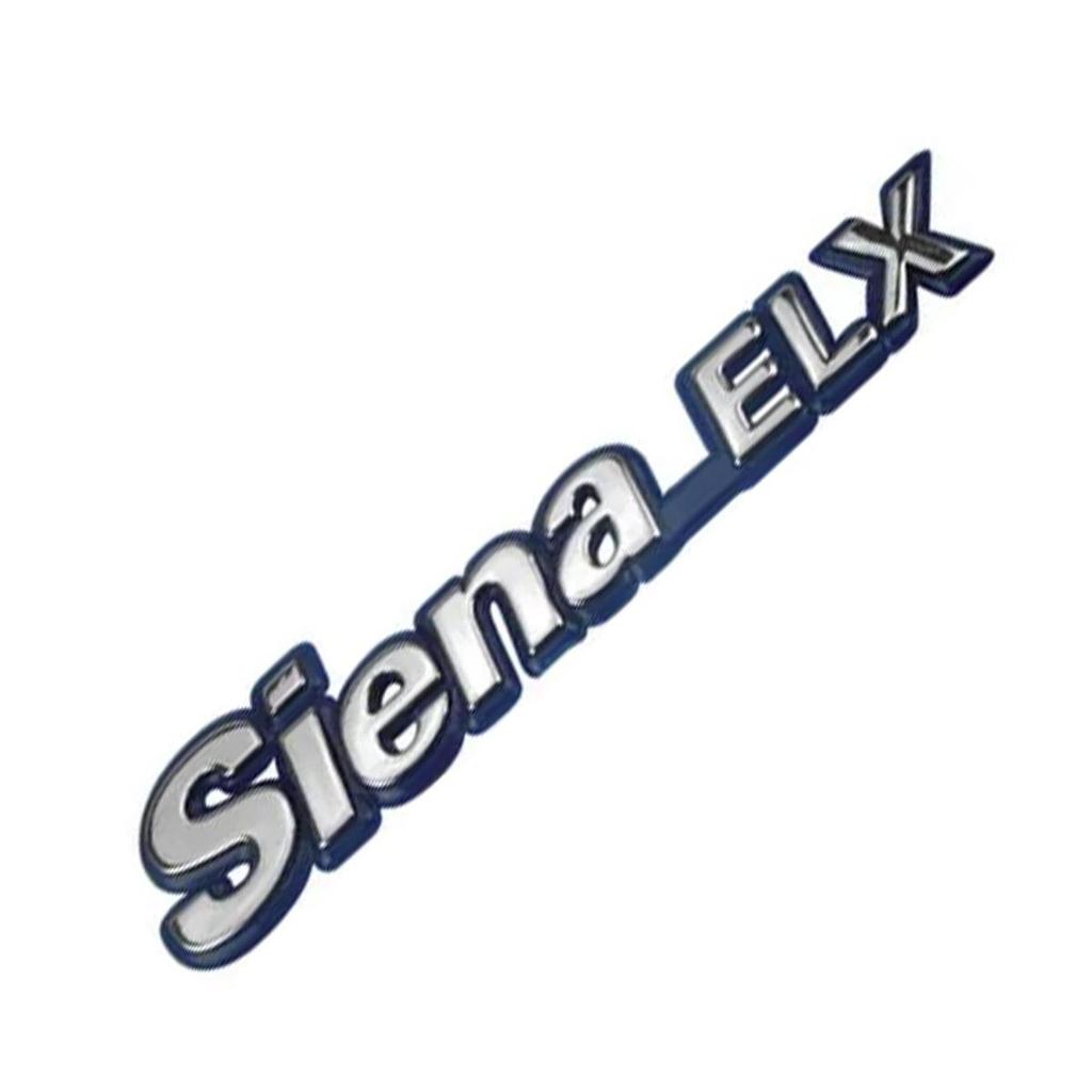 Emblema Siena ELX do Porta Malas Siena 98 99 2000 Fundo Azul