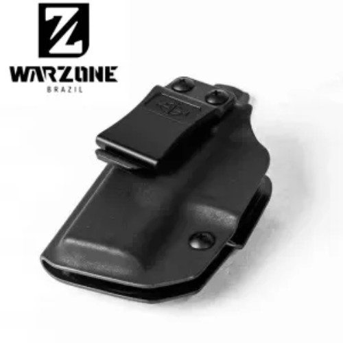 Coldre 30-30 Canhoto Pistola Glock G26/28 com Red Dot Porte Velado Kydex Preto
