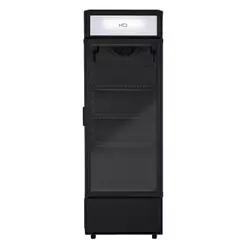 Refrigerador Expositor Vertical Porta de Vidro HQ 225 Litros Preto HQ-225REVPVX