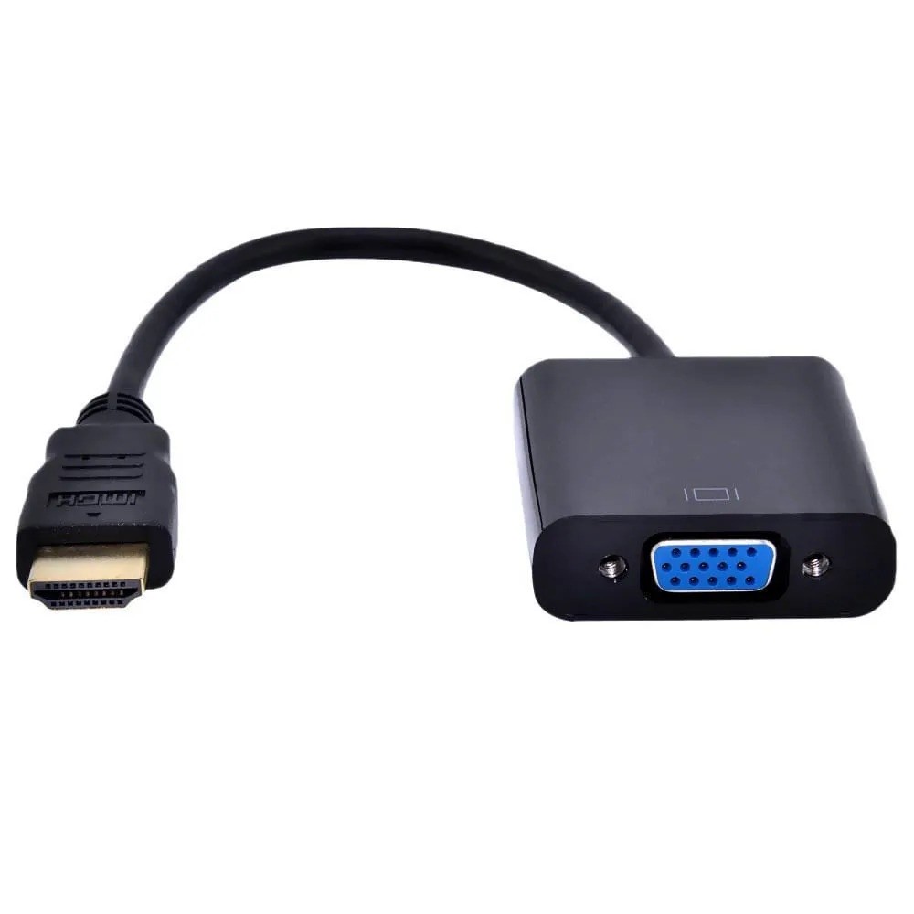 Adaptador VGA para HDMI Conversor Vídeo