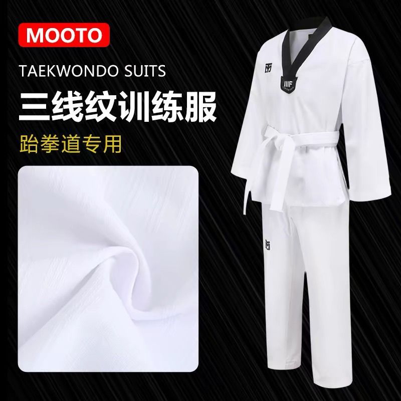 Exportação de roupas Taekwondo roupas crianças homens mulheres adulto Yuanbudo ciclone menina roupas de treinamento pode
