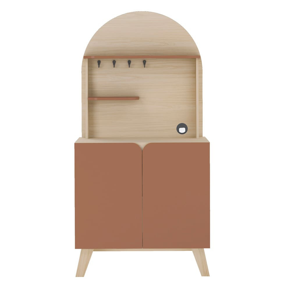 Cantinho do Caf Viena com 2 Portas e 3 Prateleiras Artely