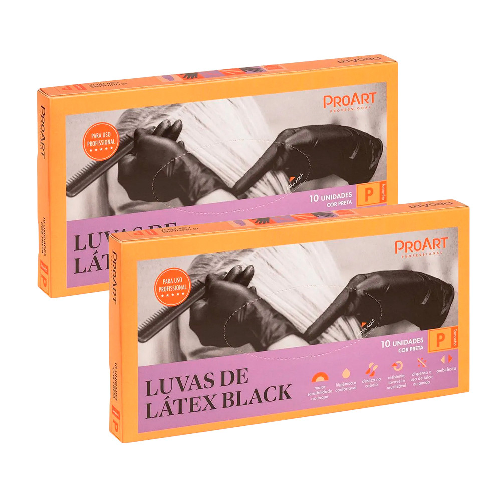 Kit Luva de Látex com 10 pares 2un - ProArt