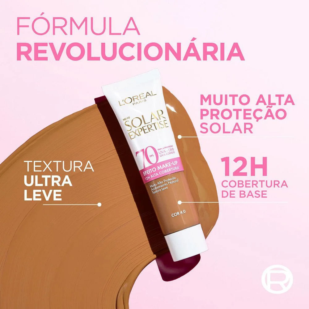 Protetor Facial Loreal Solar Expertise Efeito Make Up 4.0 FPS70 30g