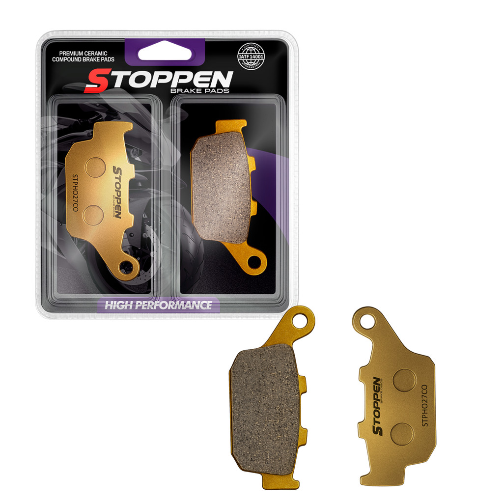 Pastilha Freio Stoppen Ceramica Traseira Nc700x Nc750x Cb500f Cb500x Triumph Tiger 800