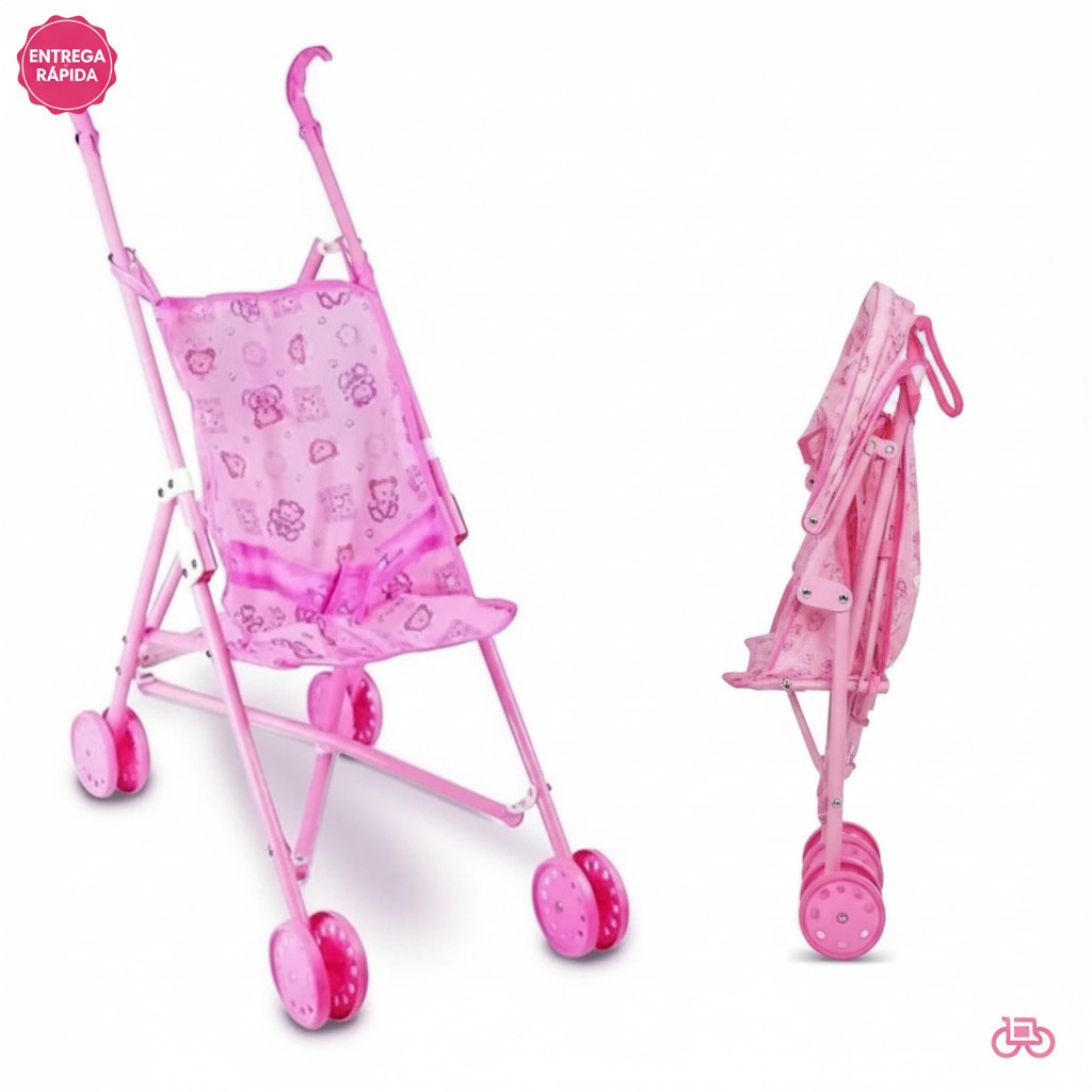 Carrinho De Boneca Brinquedos Bebe Menina Infantil Luxo Carrinho De Boneca Passeio Luxo Bebê Reborn