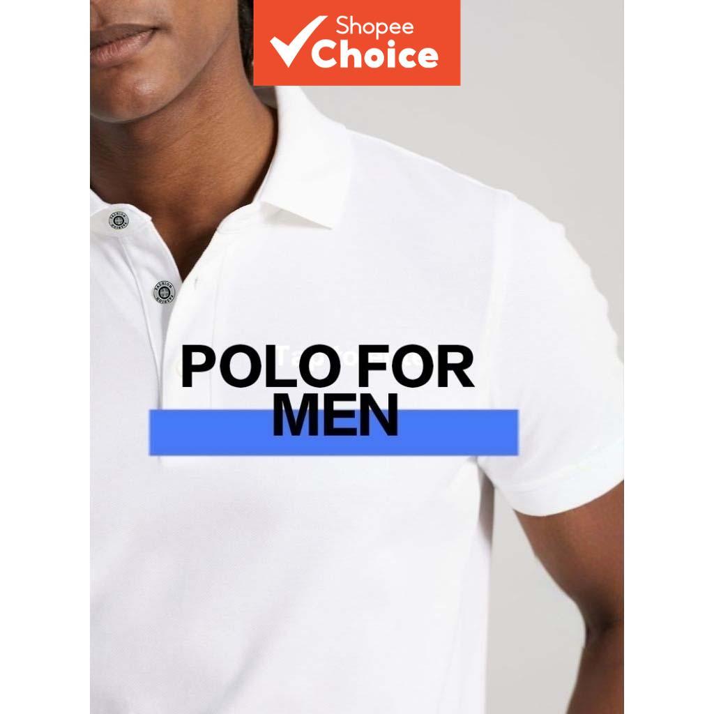 Camisa Polo Masculina Premium em Algodão - Fit Slim de Manga Curta, Gola Clássica, Camisa Social Casual para Homens