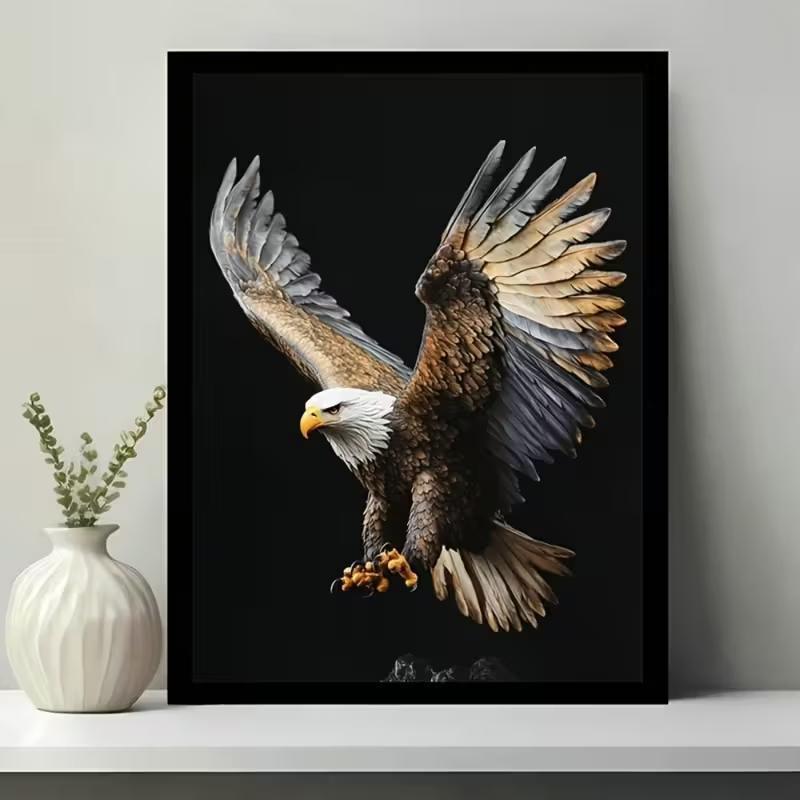 Quadro Decorativo Águia Imperial – Símbolo de Liberdade e Poder