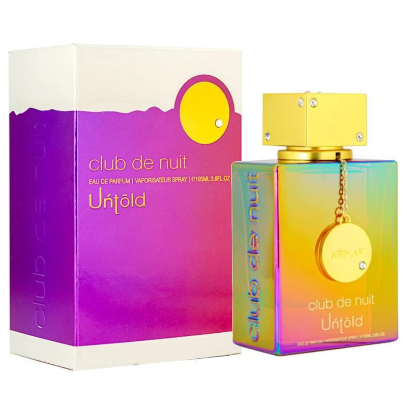 ARMAF Club de Nuit Untold Eau de Parfum Spray 3.6 Oz para Homens, Perfume, Fragrância, Cosmético Perfumado, Colônia, Aro